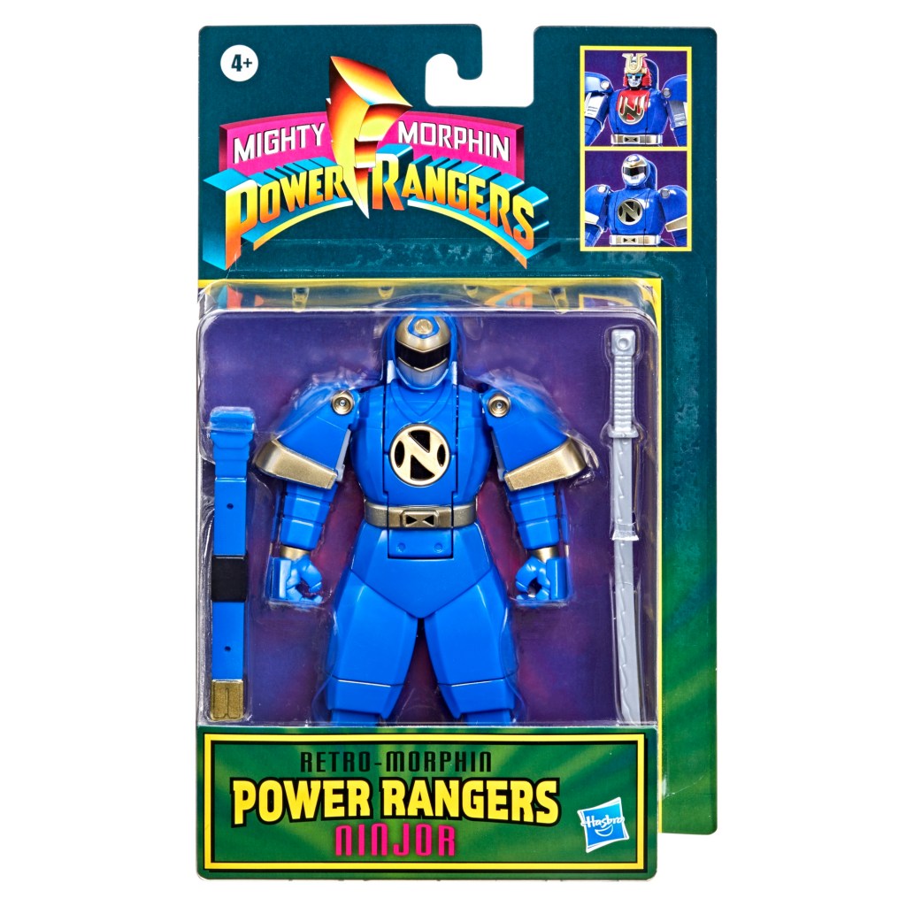Walmart Collector Con 2021 Exclusive – Power Rangers Mighty Morphin Retro-Morphin Ninjor Fliphead Action&nbsp;Figure
