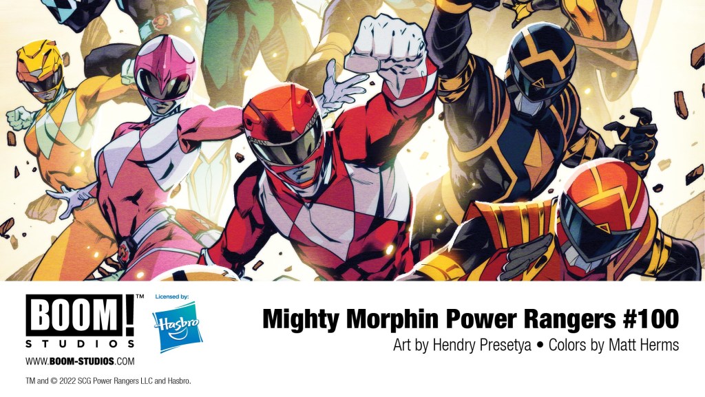 Your First Look at the Special Milestone 100th Issue of MIGHTY MORPHIN POWER&nbsp;RANGERS