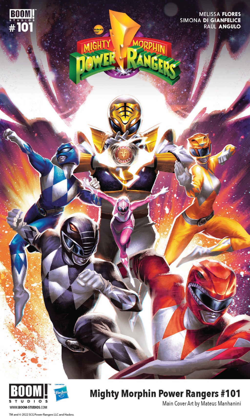 Bold New Creative Team in MIGHTY MORPHIN POWER RANGERS&nbsp;#101
